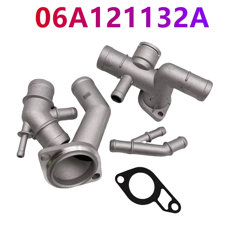 Aluminum Coolant Flange Kit – 1.8T (Golf MK4, Leon, A3, TT, Octavia)