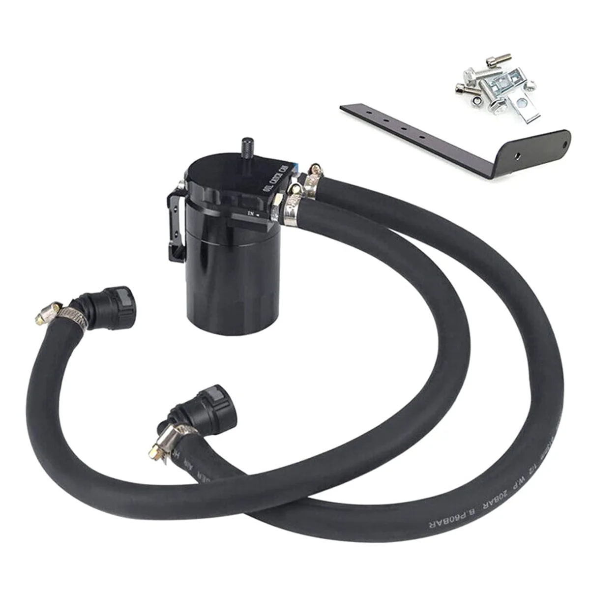 Universal Oil Catch Can Kit – 350ml (Fits 1.8T, 2.0T FSI, 3.5L, 5.0L & More)