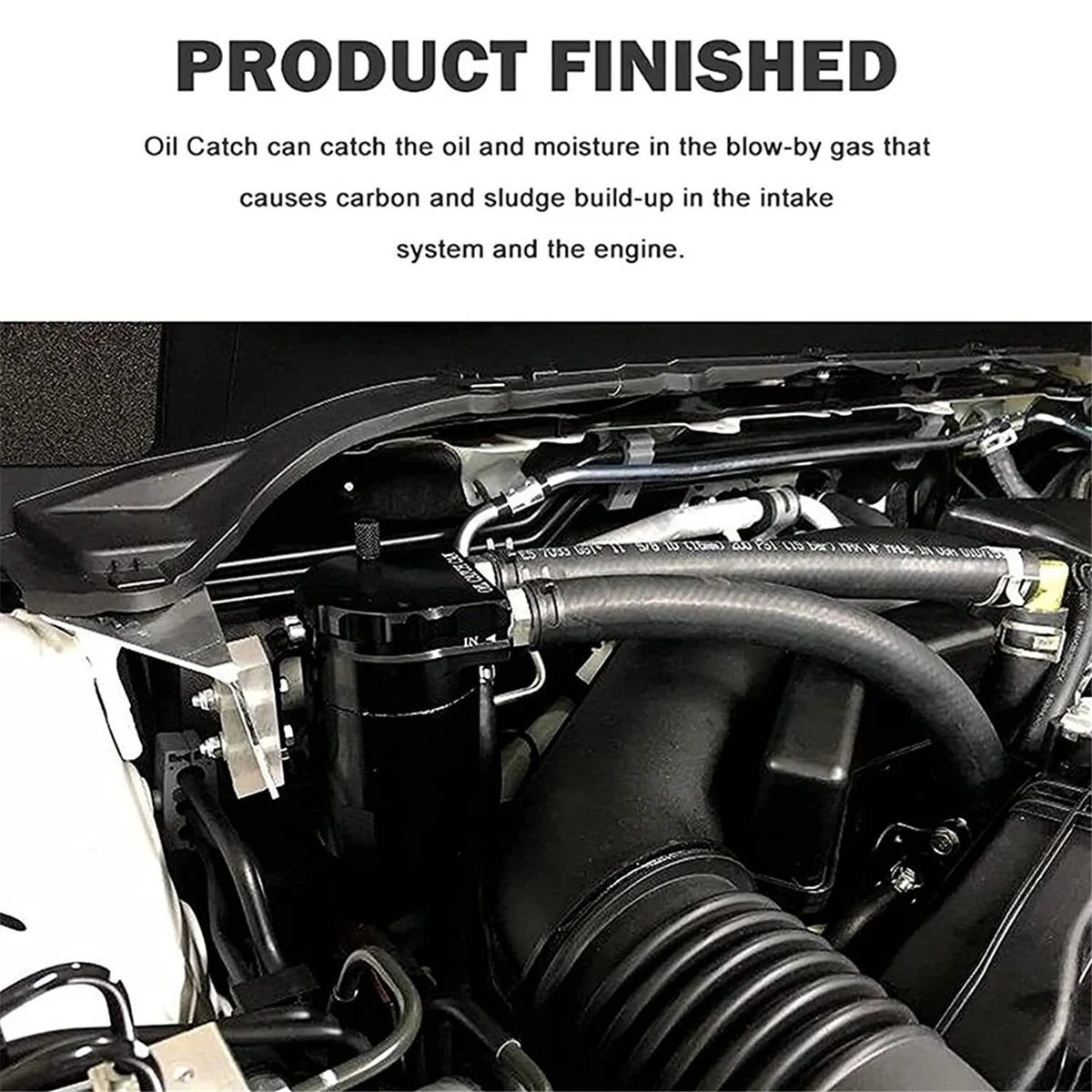 Universal Oil Catch Can Kit – 350ml (Fits 1.8T, 2.0T FSI, 3.5L, 5.0L & More)